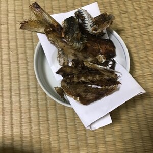 鯵の骨煎餅